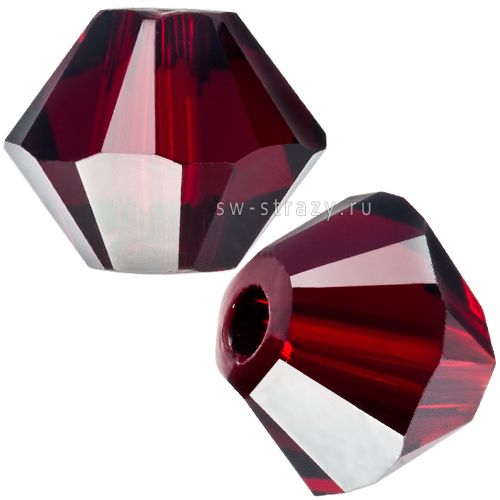 Бусины 5328 4 mm Garnet