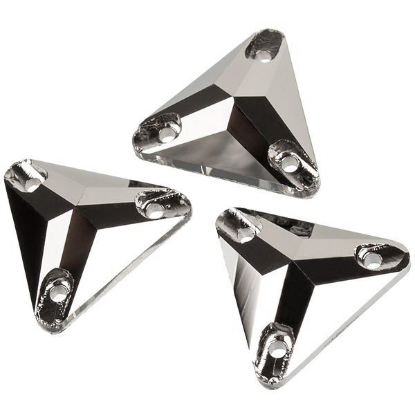 YHB 3770 16*16 mm Crystal Jet Metallic