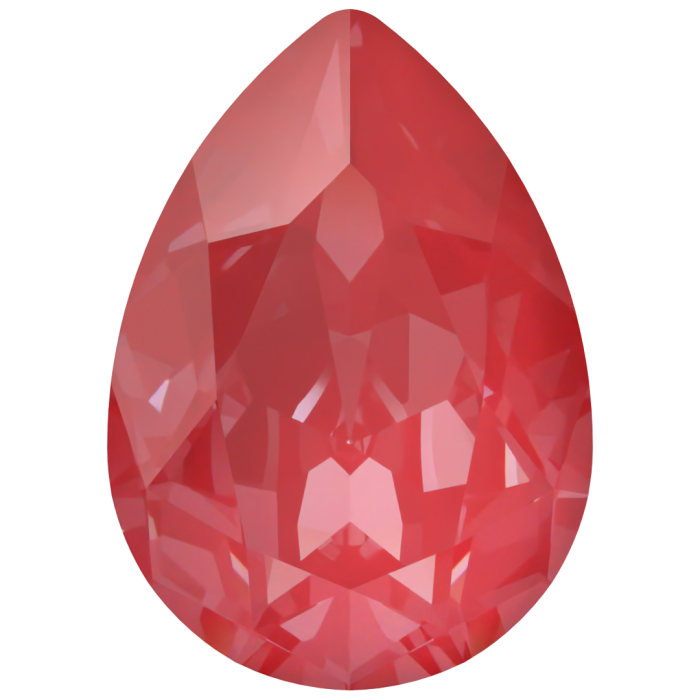 Кристаллы 4320 14x10 mm Crystal Poppy Red Ignite