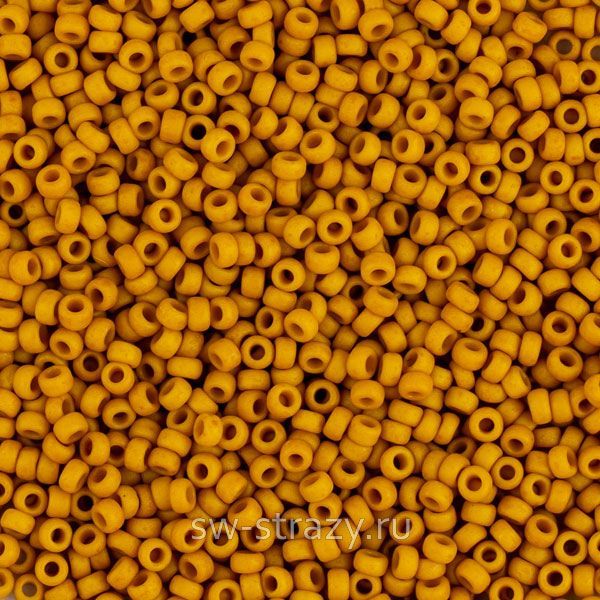 Seedbead Miyuki 15/0 1233 Matte Opaque Mustard