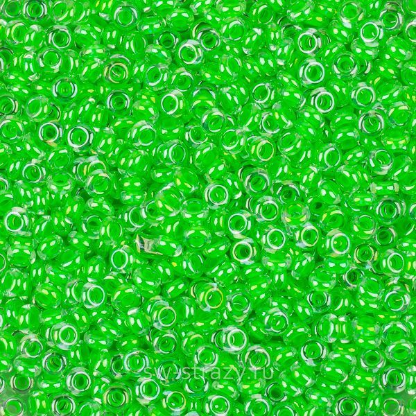 Demi Round 11/0 #0805 Люминисцентный неоновый зеленый
