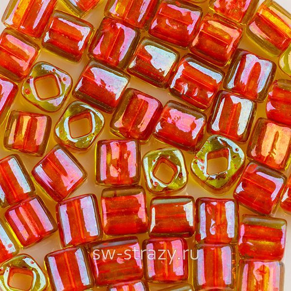 Бисер Cube 4 mm #0303 Светло-красный