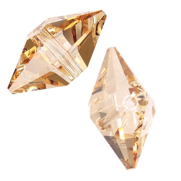 Бусины 5747 12x6 mm Crystal Golden Shadow