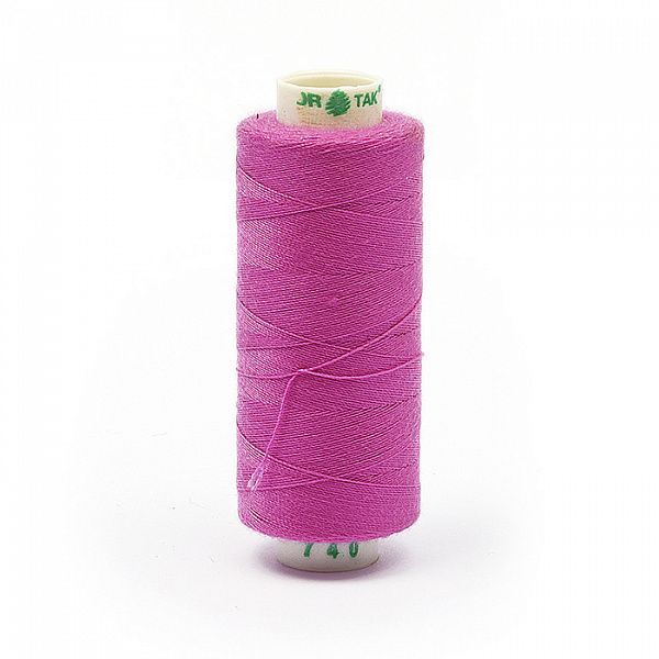 Нитки бытовые Dor Tak 40\2 цв. 740 розовый  366м 100% п\э