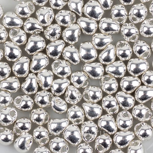 Drops 3,4 mm 961 Bright Sterling Plated