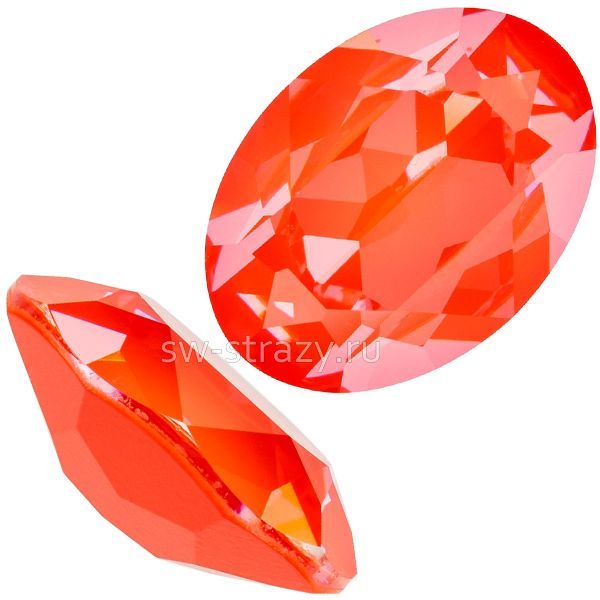 Кристаллы 4120 18x13 mm Crystal Orange Ignite