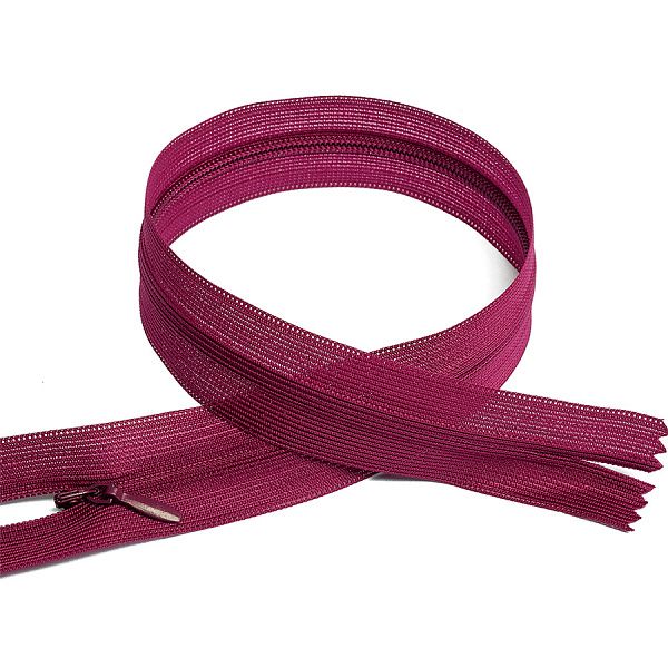 Молния потайная н\р бордовый F177 50 см