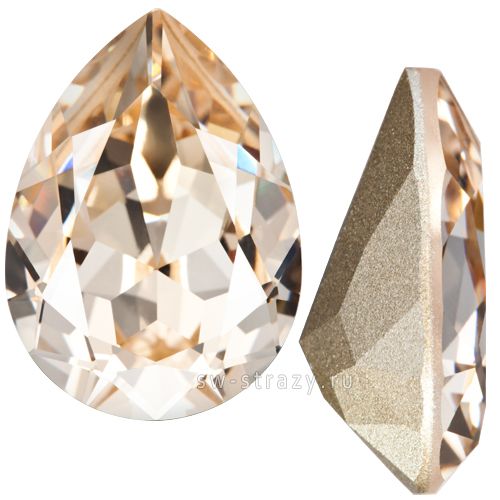 Кристаллы 4320 14x10 mm Light Silk