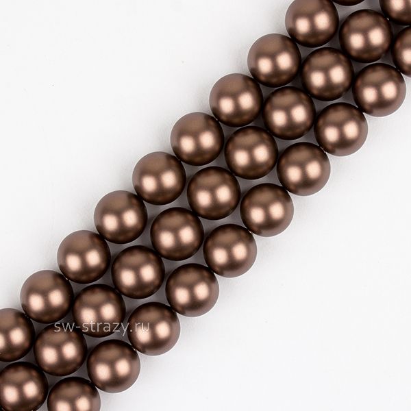 Жемчужины 5810 4 mm Crystal Velvet Brown Pearl