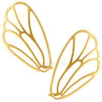 Коннектор ажурный крыло позолота 1 пара (К-В249)