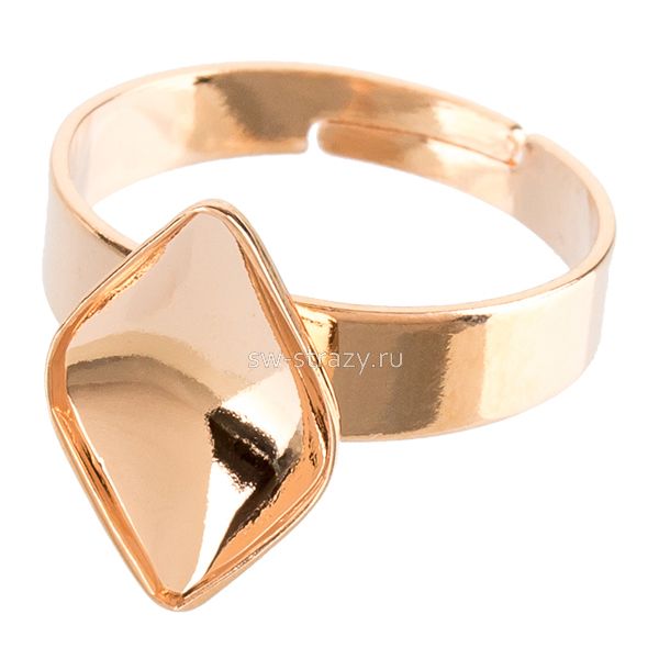 Основа под кольцо 4230 14х9 мм роз.золото SWK0291