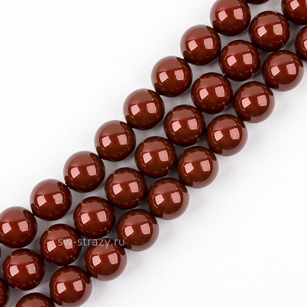 Жемчужины 5810 10 mm Crystal Bordeaux Pearl