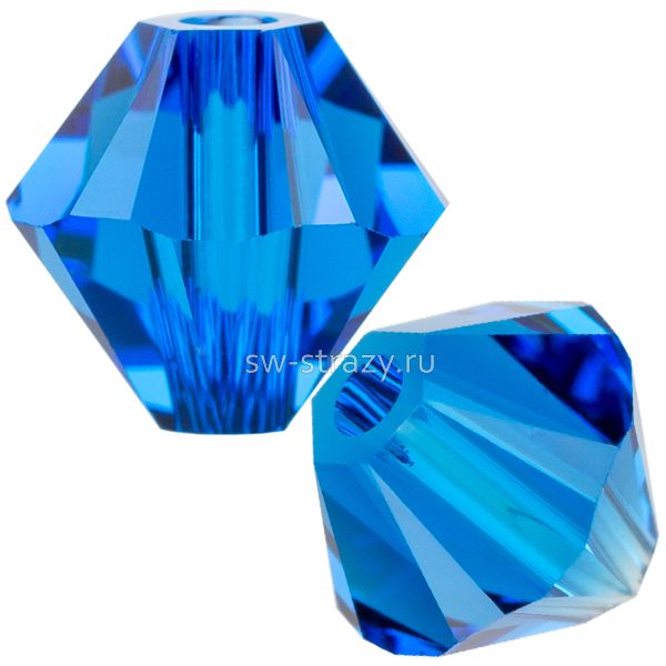 Бусины 5328 3 mm Capri Blue