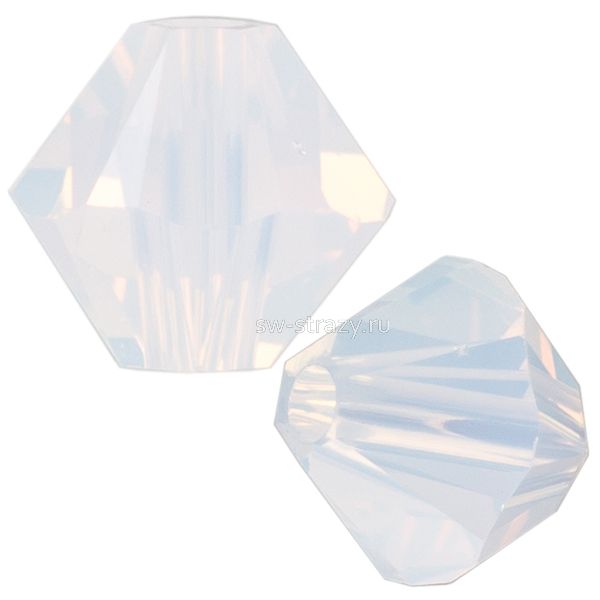 Бусины 5328 4 mm White Opal