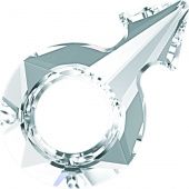 Кристаллы 4878.Прозрачные 30x19 mm.Отверстие 9,7 Crystal