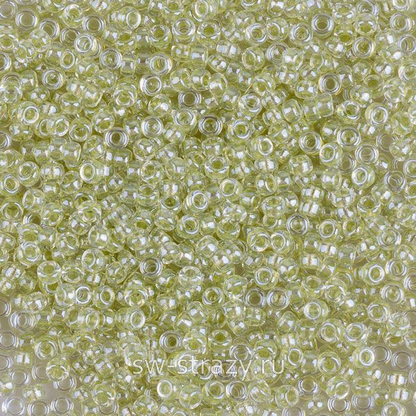 Seedbead Miyuki 15/0 1527 Sprkl Peridot Lined Crys