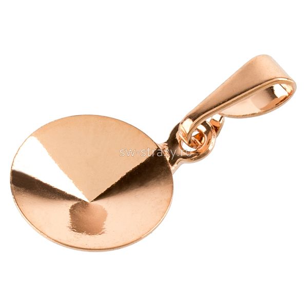 Основа под кулон 1122 10 мм роз.золото SWK0368