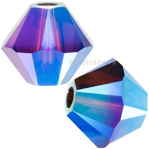 Бусины 5328 4 mm Mocca AB 2X