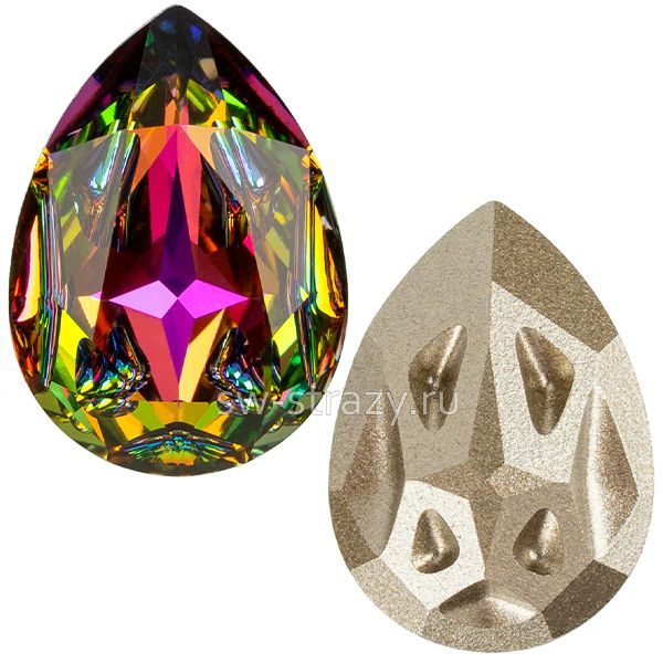 Кристаллы 4390 18x13 mm Crystal Vitrail Medium