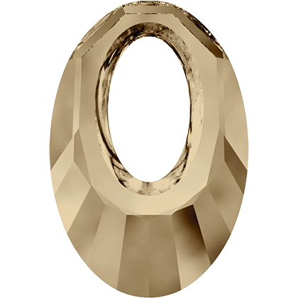 Кулоны 6040 30 mm Crystal Golden Shadow