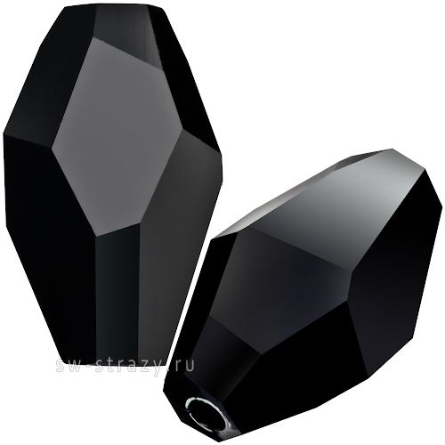 Бусины 5203 12x8 mm Jet