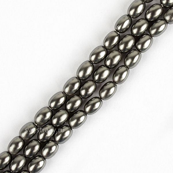 Жемчужины 5824 4 mm Crystal Dark Grey Pearl