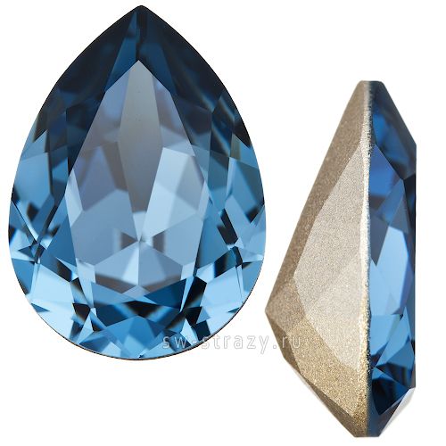 Кристаллы 4320 6x4 mm Denim Blue