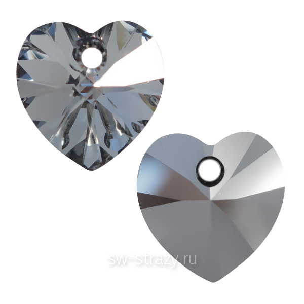 Кулоны 6228 10,3x10 mm Crystal Light Chrome