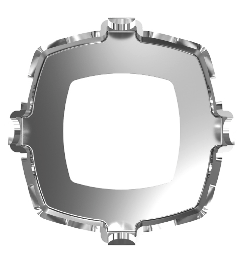 4460/S 14 mm 3PH2OH Rhodium Plating