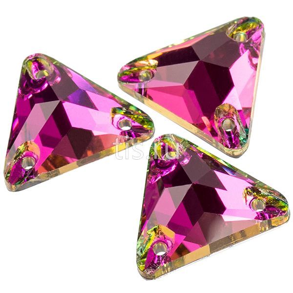 3770 16*16 mm Crystal Vitrail Rose