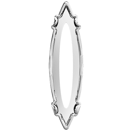 4200/S 35.0x9.5 mm 3PH2OH White Bronze Plating