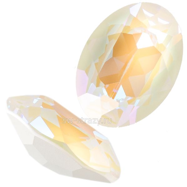 Кристаллы 4120 14x10 mm Crystal Light Grey Delite