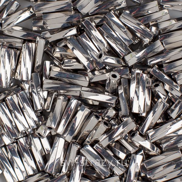 Twisted Bugle 2х6 mm 194 Palladium Plated