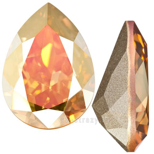 Кристаллы 4320 8x6 mm Crystal Metallic Sunshine