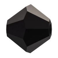 P Rondelle Bead 5328 4 mm jet