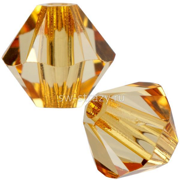 Бусины 5328 4 mm Golden Topaz