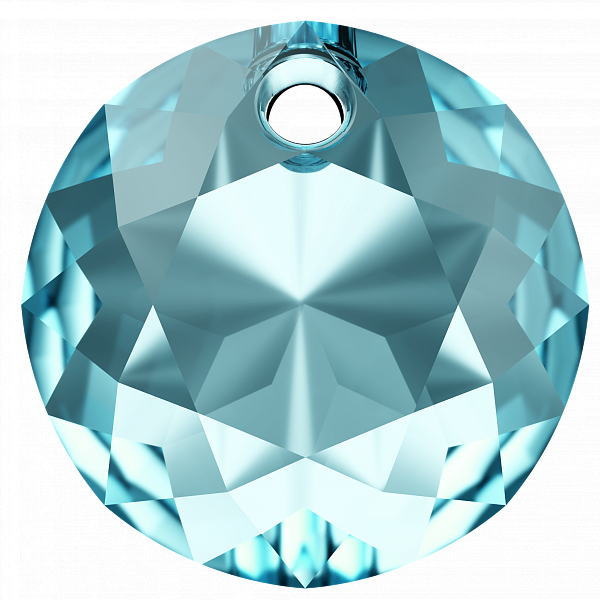 Кулоны 6430 10 mm Aquamarine