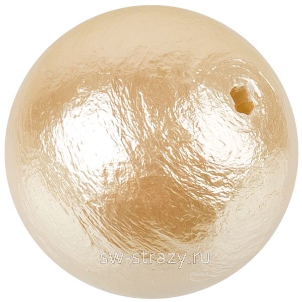 Жемчуг хлопковый 12 мм кремовый