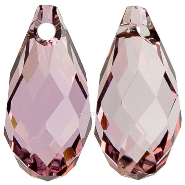 Кулоны 6010 11x5,5 mm Crystal Antique Pink