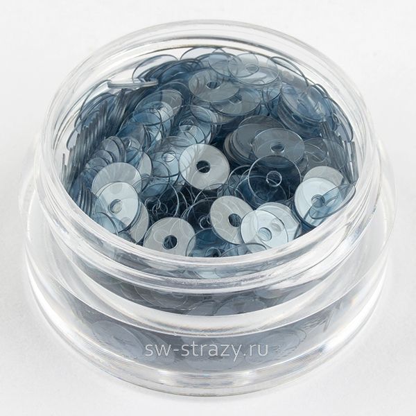 Пайетки 4 mm плоские (9002) Avion LU 3 гр