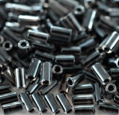 Бисер стеклярус 3 mm #0344 Черный