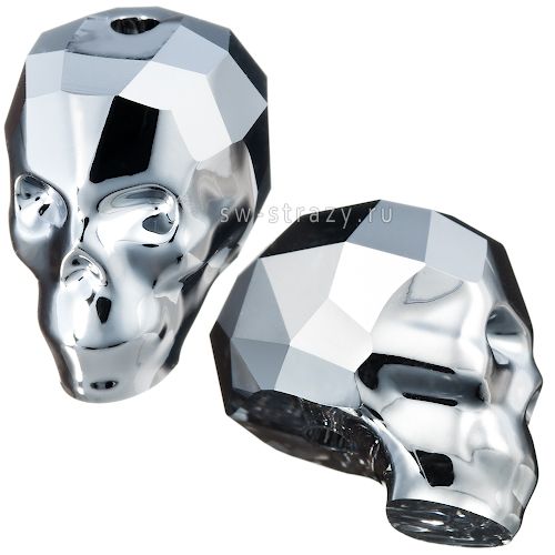 Бусины 5750 13 mm Crystal Light Chrome