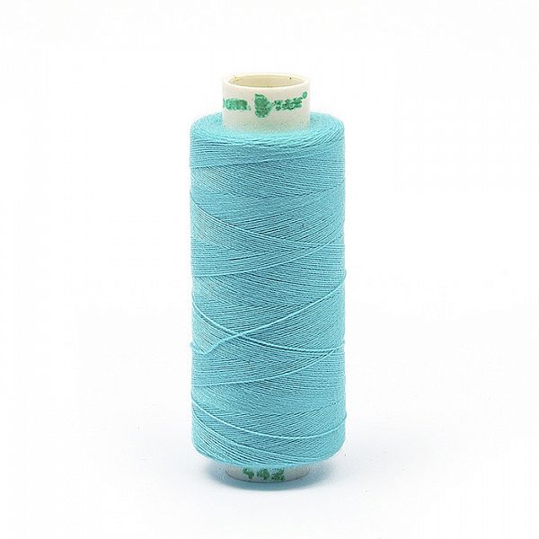 Нитки бытовые Dor Tak 40\2 цв. 443 бирюзовый 366м 100% п\э