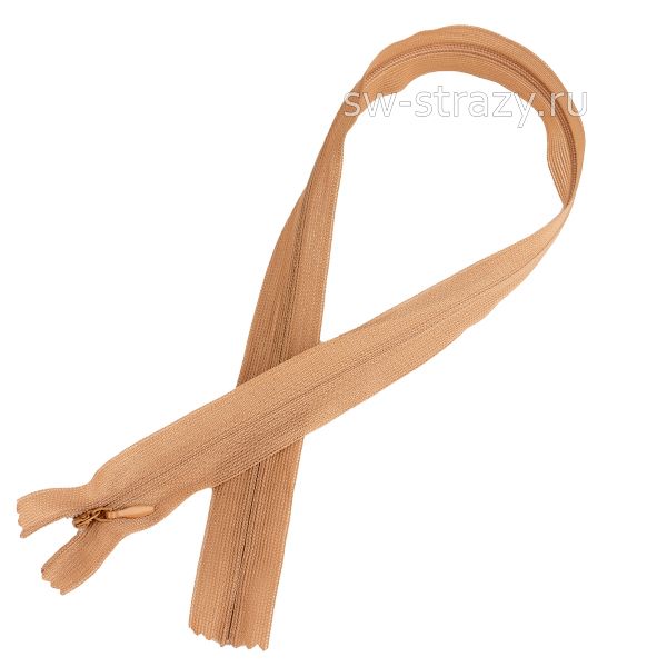 Молния потайная н\р бежевая F123 50 см