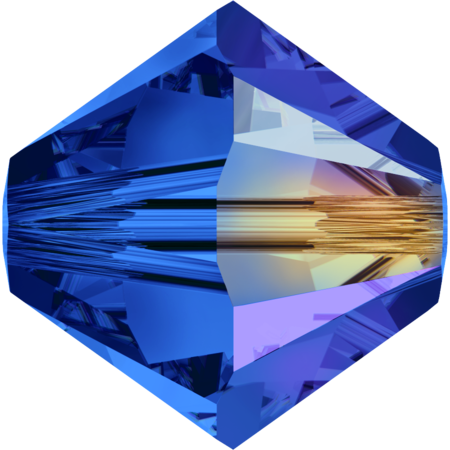 Бусины 5328 4 mm Sapphire AB