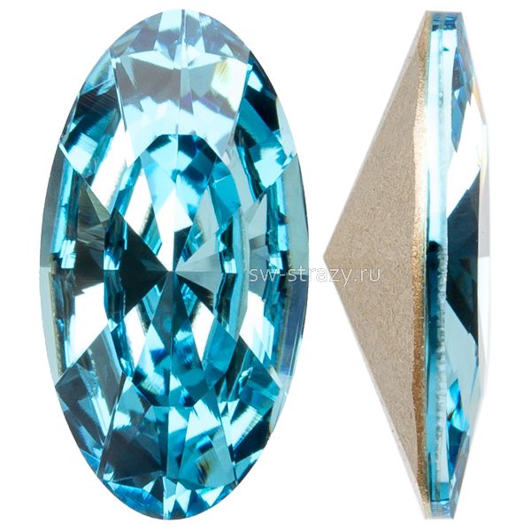 Кристаллы 4162 10,0x5,5 mm Aquamarine