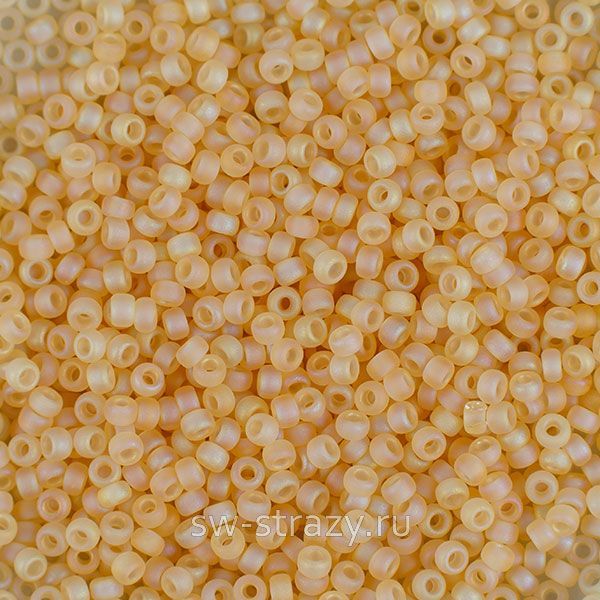 Seedbead Miyuki 15/0 132FR Matte Cantalupe AB