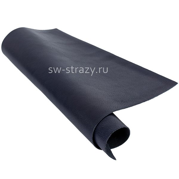 Кожа натуральная 15х21 см т.синий (077)