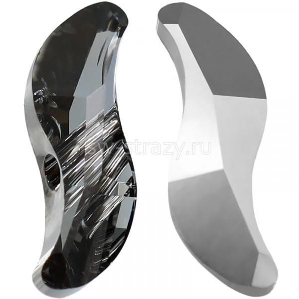 Бусины 5525 19 mm Crystal Silver Night