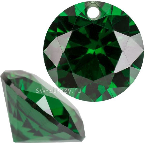 Подвеска циркон 8 мм Fern Green